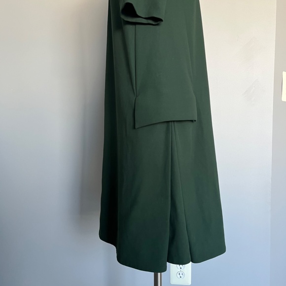 Cos Forest Green Side Cargo Pockets Dropped shoulder A-line Casual Midi Dress - Picture 6 of 12